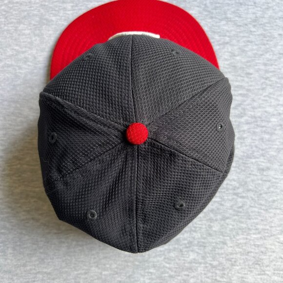 New Era Boston Red Sox Performance Cap Hat 7 1/8 Logo Blue Red Polyester MLB - Picture 3 of 9